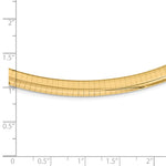 Load image into Gallery viewer, Leslie's 14K 6mm Lightweight Domed Omega Necklace1067-16