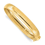 Load image into Gallery viewer, Leslie's 14K 8mm Lightweight Domed Omega Bracelet1068-8