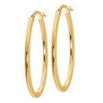 Load image into Gallery viewer, Leslie's 10K Polished Oval Hinged Hoop Earrings10LE191