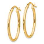 Load image into Gallery viewer, Leslie's 10K Polished Oval Hinged Hoop Earrings10LE193