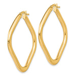 Load image into Gallery viewer, Leslie's 10K Polished Square Hoop Earrings10LE263