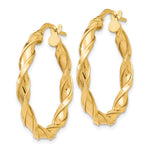 Load image into Gallery viewer, Leslie's 10K Polished Twisted Hoop Earrings10LE288