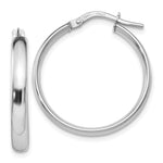 Load image into Gallery viewer, Leslie's 10K White Gold Polished Hoop Earrings10LE298