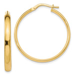 Load image into Gallery viewer, Leslie's 10K Gold Polished Hoop Earrings10LE302