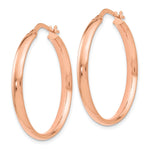 Load image into Gallery viewer, Leslie's 10K Rose Gold Polished Hoop Earrings10LE320