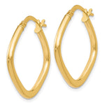 Load image into Gallery viewer, Leslie's 10K Polished Square Hoop Earrings10LE328