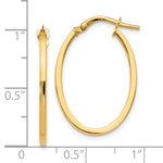 Load image into Gallery viewer, Leslie's 10K Polished Oval Hoop Earrings10LE424