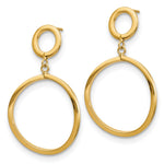 Load image into Gallery viewer, Leslie's 10K Polished Round Post Dangle Earrings10LE457