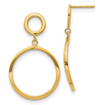 Load image into Gallery viewer, Leslie's 10K Polished Round Post Dangle Earrings10LE457