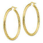Load image into Gallery viewer, Leslie's 10K 3x35 D/C Round Hoop Earrings10LE472