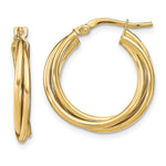 Load image into Gallery viewer, Leslie's 10K Polished Hoop Earrings10LE504