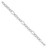 Load image into Gallery viewer, Leslie's 10K White Gold Polished Link Bracelet10LF510-7.5