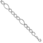 Load image into Gallery viewer, Leslie's 10K White Gold Polished Link Bracelet10LF510-7.5