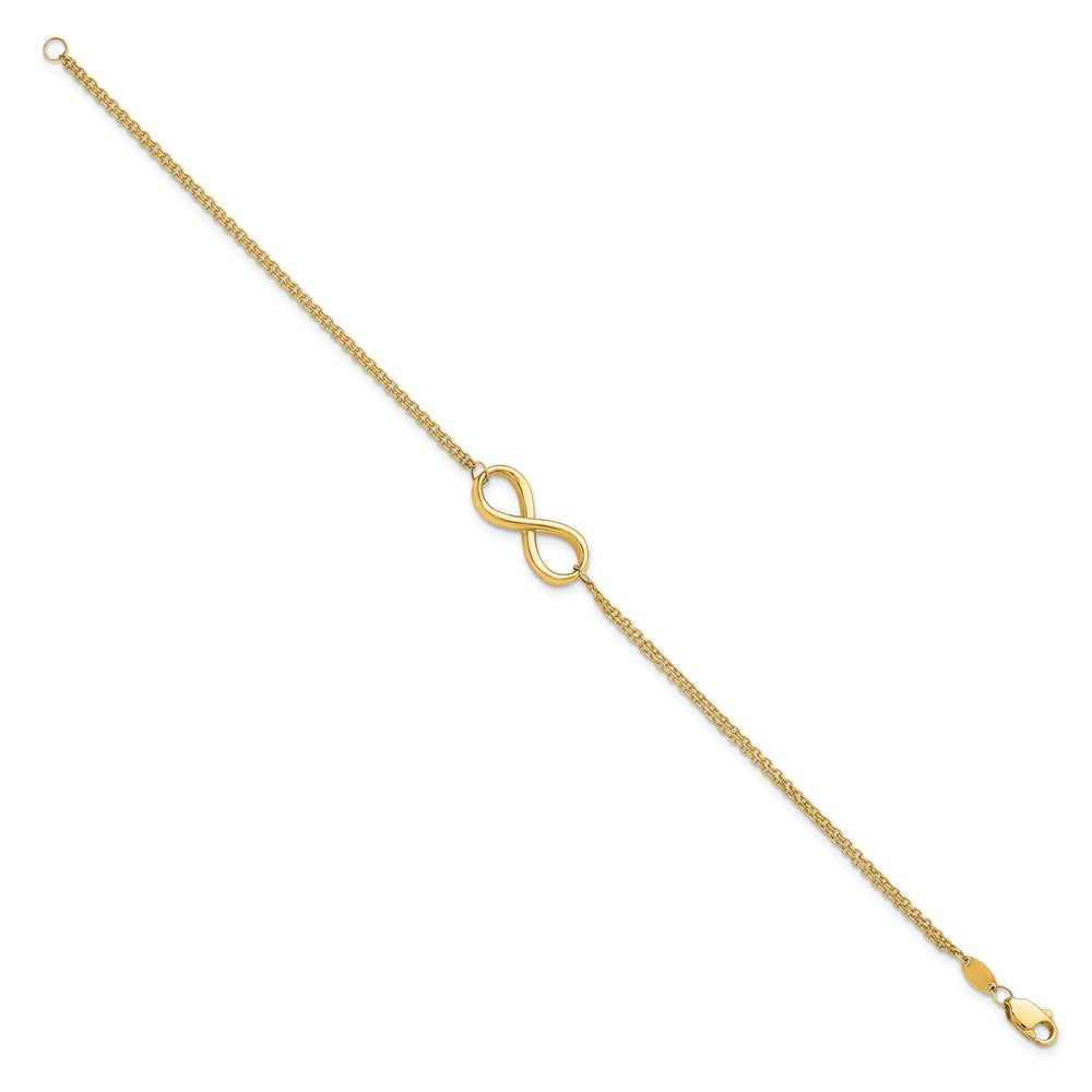 Leslie's 10K Polished Infinity Bracelet10LF523-7.5