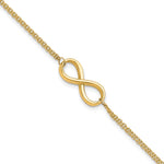 Load image into Gallery viewer, Leslie's 10K Polished Infinity Bracelet10LF523-7.5