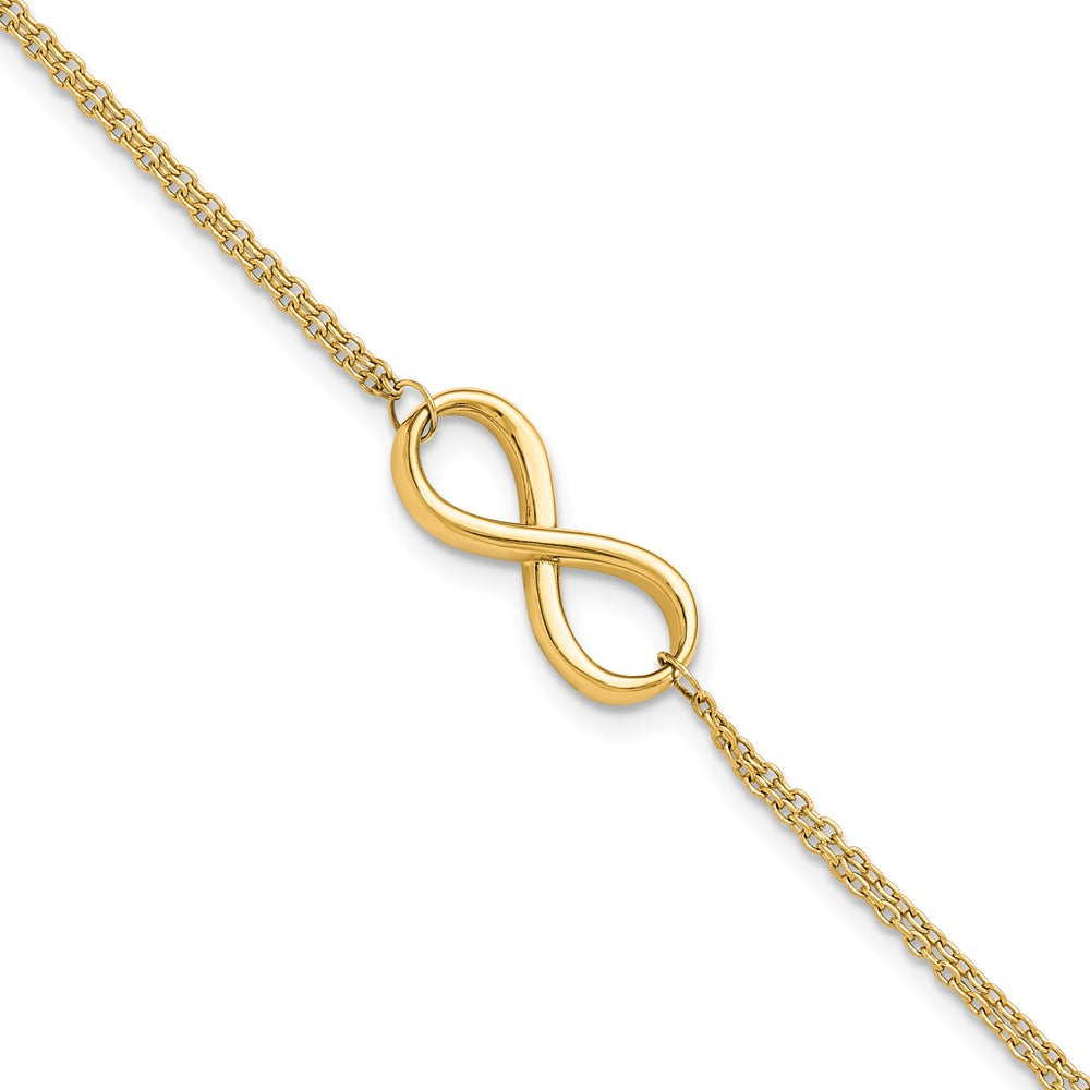 Leslie's 10K Polished Infinity Bracelet10LF523-7.5
