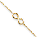 Load image into Gallery viewer, Leslie's 10K Polished Infinity with 1in ext. Anklet10LF549-9