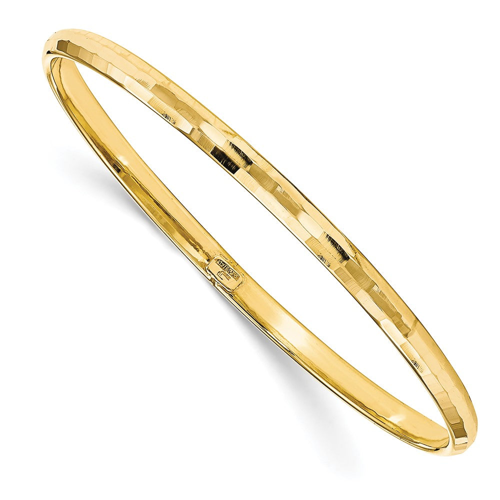 Leslie's 10K Polished Bangle10LF553