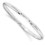 Load image into Gallery viewer, Leslie's 10K White Gold Polished Bangle10LF554