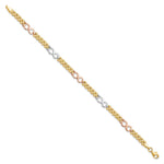 Load image into Gallery viewer, Leslie's 10K Tri-color Reversible Infinity Bracelet10LF558-7.5