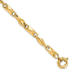 Load image into Gallery viewer, Leslie's 10K Polished Fancy Link Bracelet10LF578-7.5