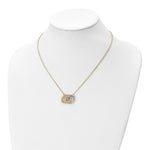 Load image into Gallery viewer, Leslie's 10K Rhodium-plated Polished D/C Necklace10LF591-18