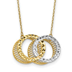 Load image into Gallery viewer, Leslie's 10K Rhodium-plated Polished D/C Necklace10LF591-18