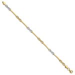 Load image into Gallery viewer, Leslie's 10K Rhodium-plated Polished Bracelet10LF600-7.5