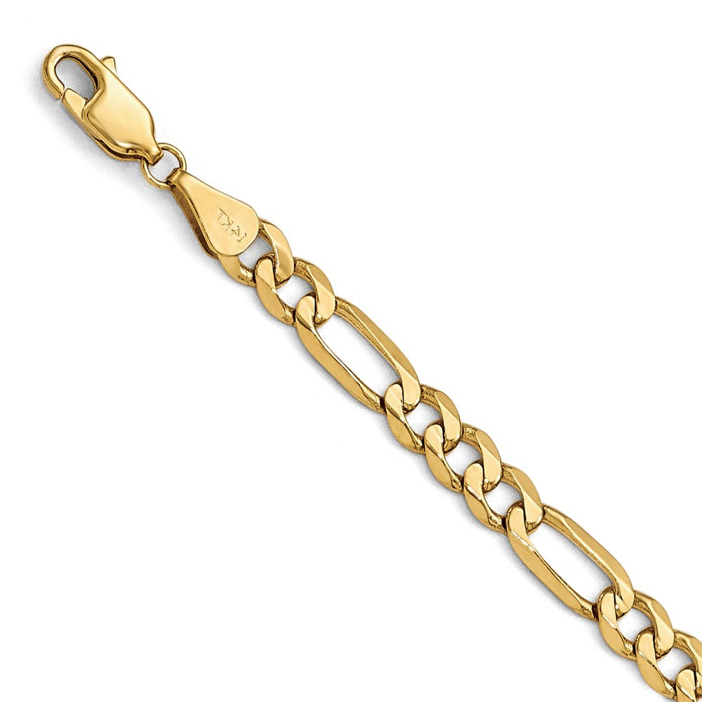 Leslie's 14K 5.25mm Flat Figaro Chain1235-8