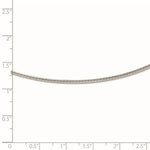 Load image into Gallery viewer, Leslie's 14K White Gold 2mm Round Omega Necklace1242-18