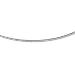 Load image into Gallery viewer, Leslie's 14K White Gold 2mm Round Omega Necklace1242-18