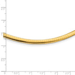 Load image into Gallery viewer, Leslie's 14K 4mm Two-tone Reversible Omega Necklace1245-18