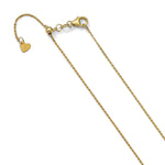 Load image into Gallery viewer, Leslie's 14K 1.1 mm D/C Adjustable Cable Chain1264-22