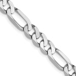 Load image into Gallery viewer, Leslie's 14K White Gold 5.5mm Flat Figaro Chain1303-18