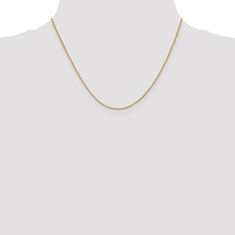 18K Leslie's 1.00mm D/C Spiga Chain18LP13-18