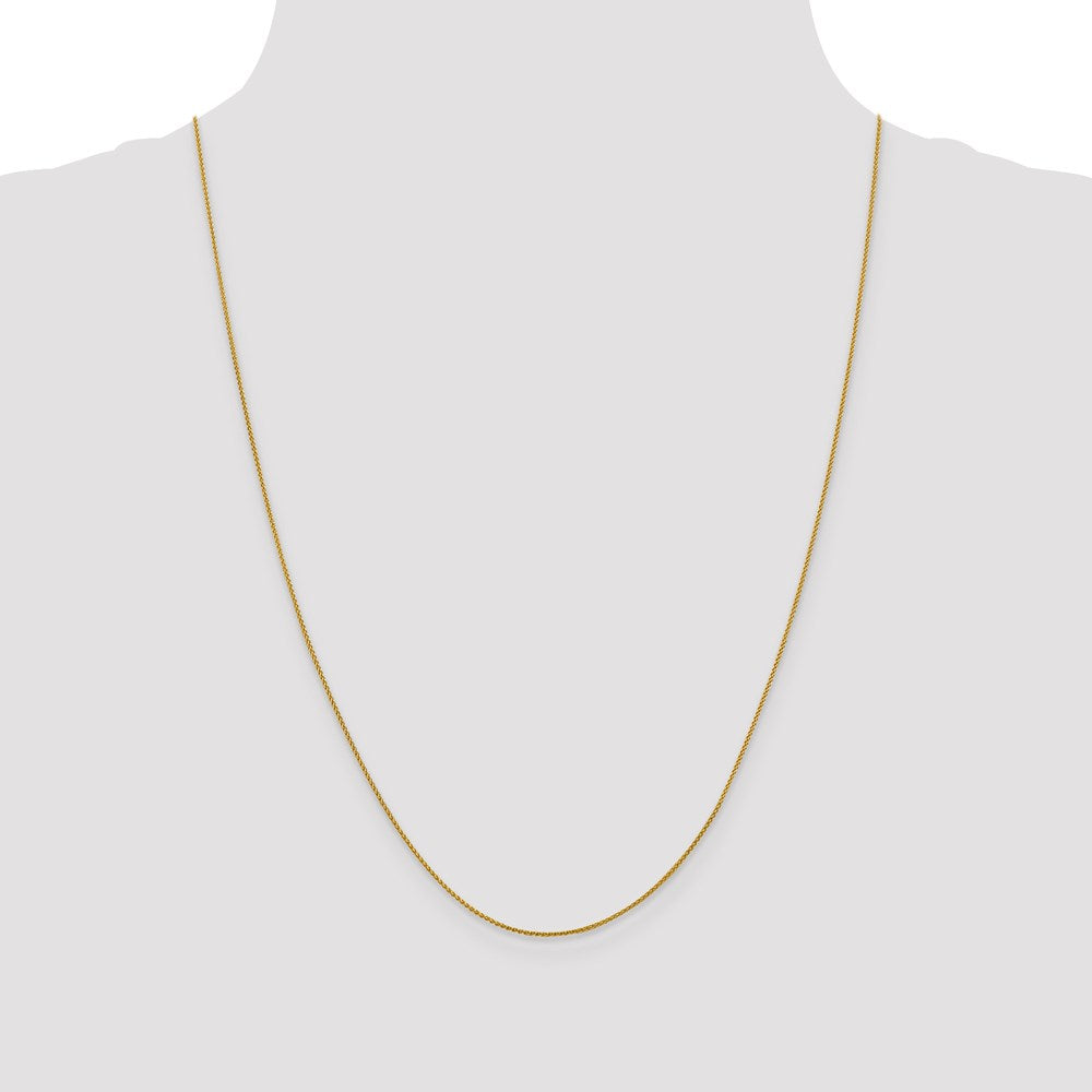 18K Leslie's 1.00mm D/C Spiga Chain18LP13-24
