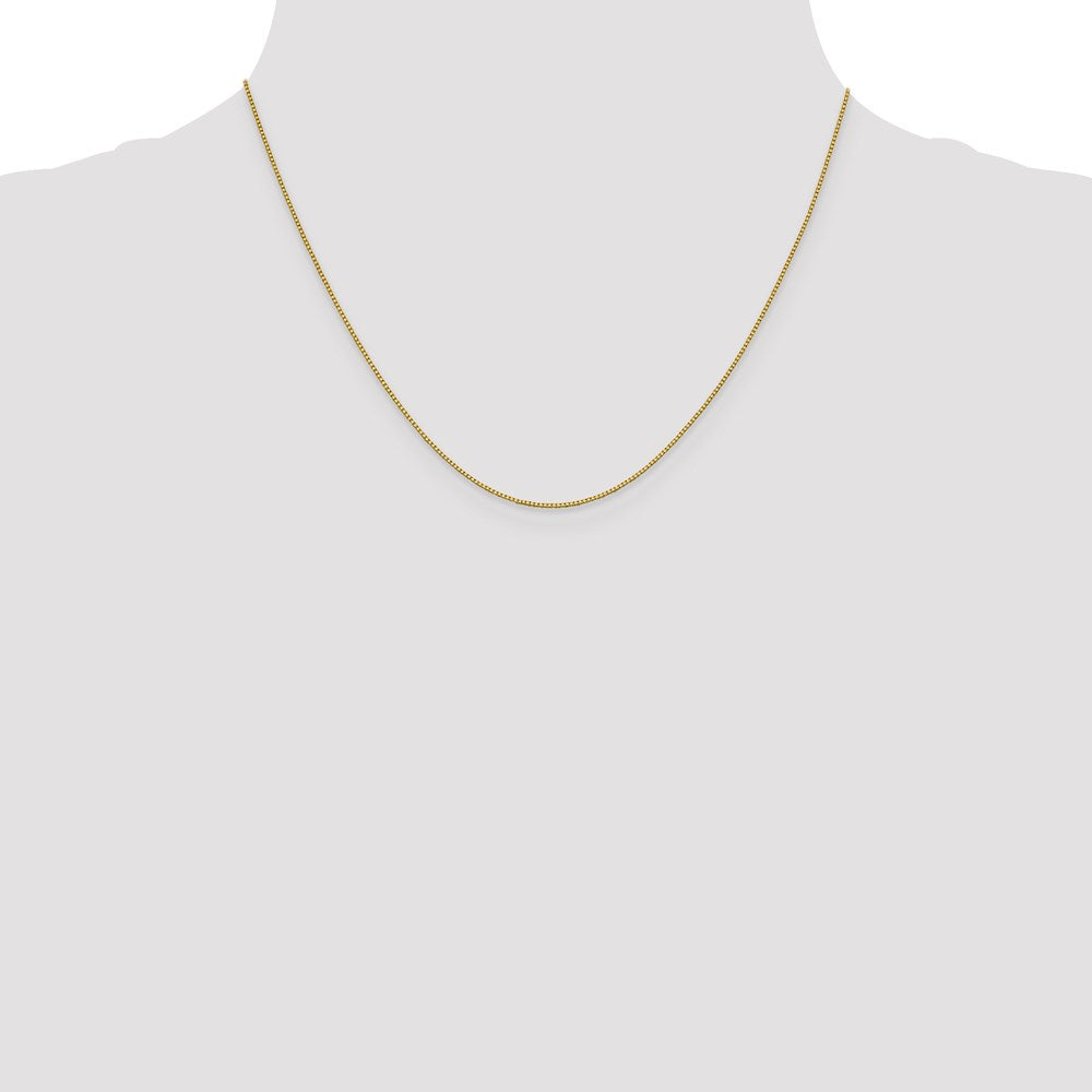 18K Leslie's .7mm Box Chain18LP18-18