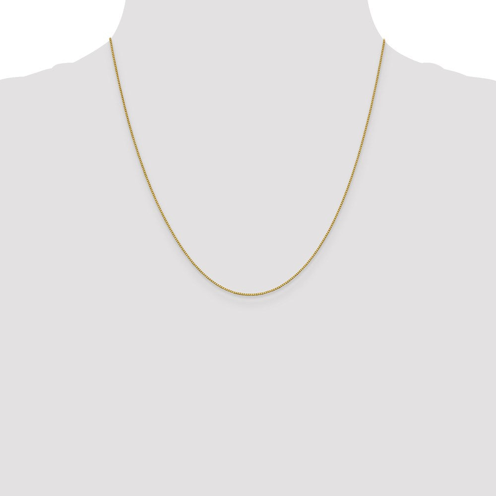18K Leslie's .7mm Box Chain18LP18-20