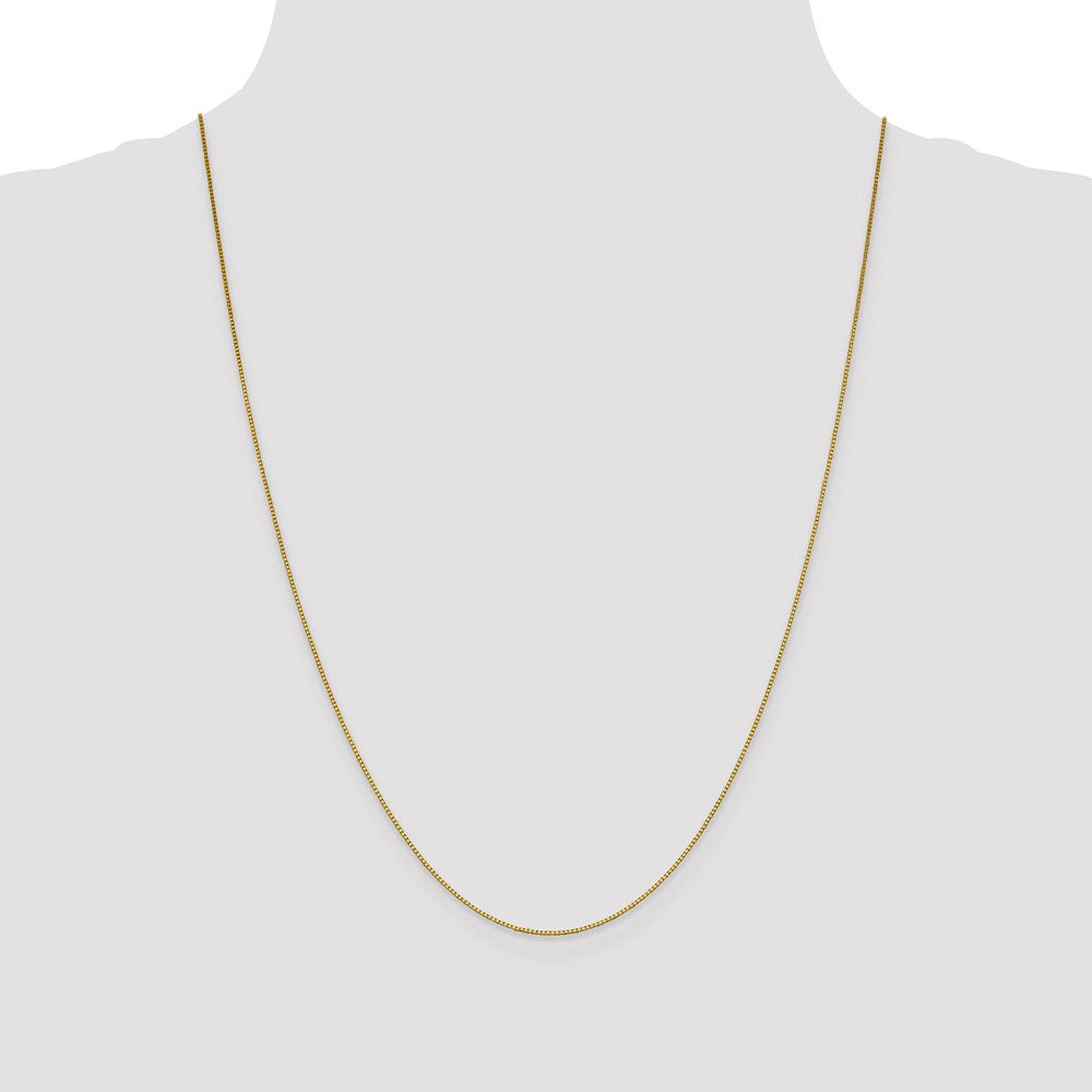 18K Leslie's .7mm Box Chain18LP18-24