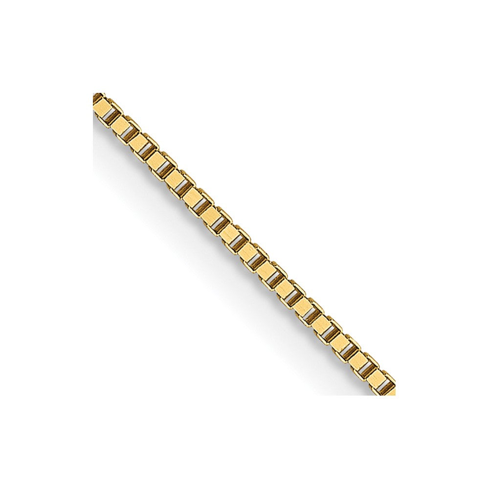 18K Leslie's .7mm Box Chain18LP18-18