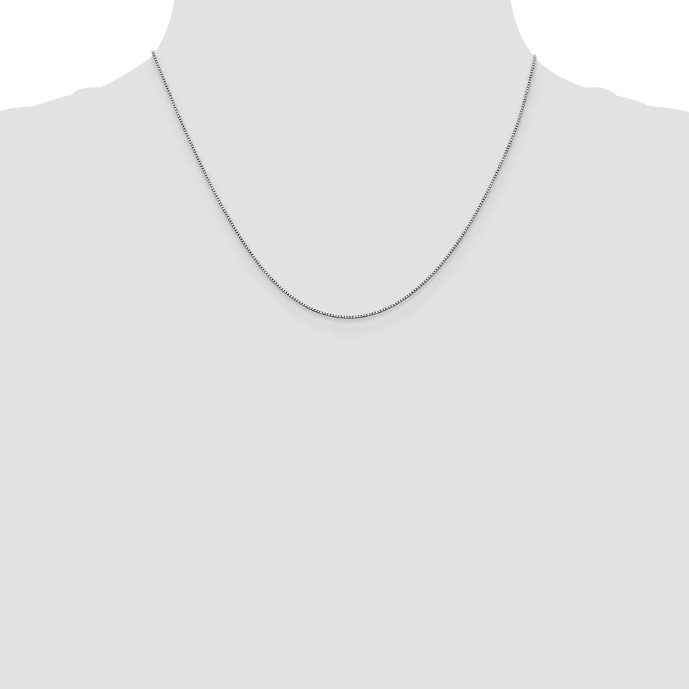 18K Leslie's WG 0.70mm Box Chain18LP21-18