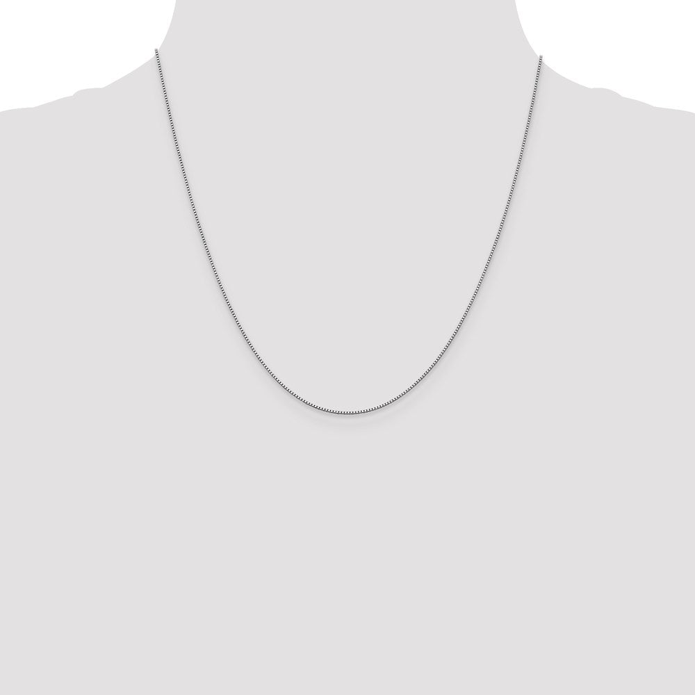 18K Leslie's WG 0.70mm Box Chain18LP21-20