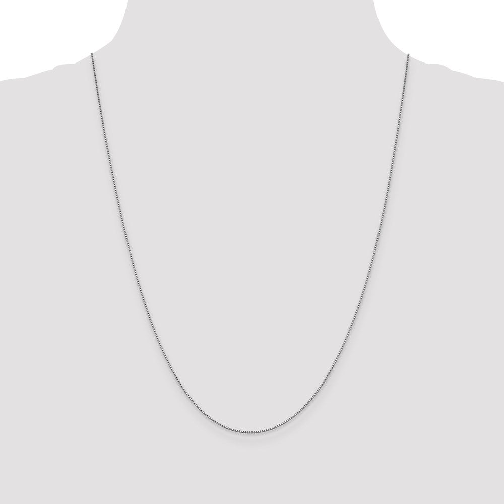 18K Leslie's WG 0.70mm Box Chain18LP21-24