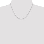 Load image into Gallery viewer, Leslie's 14K White Gold 1.3mm D/C Spiga (Wheat) Chain1955-18