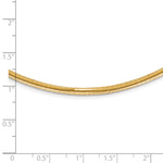 Load image into Gallery viewer, Leslie's 14K Two-tone Supreme Reversible Omega Necklace2689-16