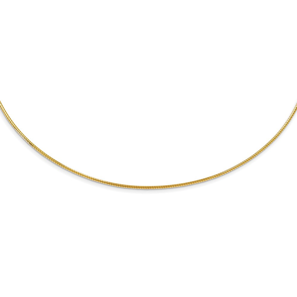 Leslie's 14K 1.2mm Detachable Clasp Omega Necklace2782-18