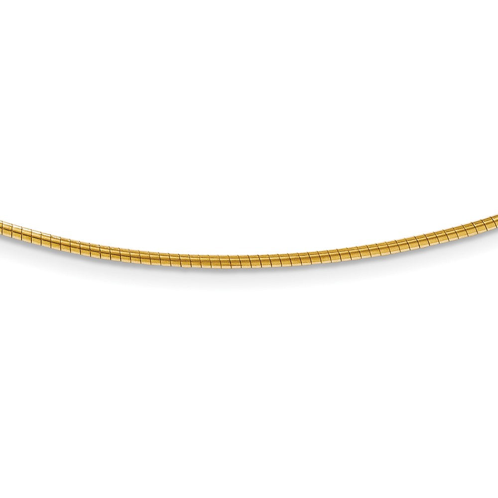Leslie's 14K 1.2mm Detachable Clasp Omega Necklace2782-18