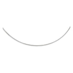 Load image into Gallery viewer, Leslie's 14K White Gold 1.2mm Detachable Clasp Omega Necklace2783-16