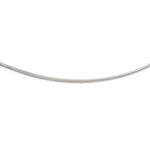 Load image into Gallery viewer, Leslie's 14K White Gold Adjustable Snake Omega Necklace2921-16