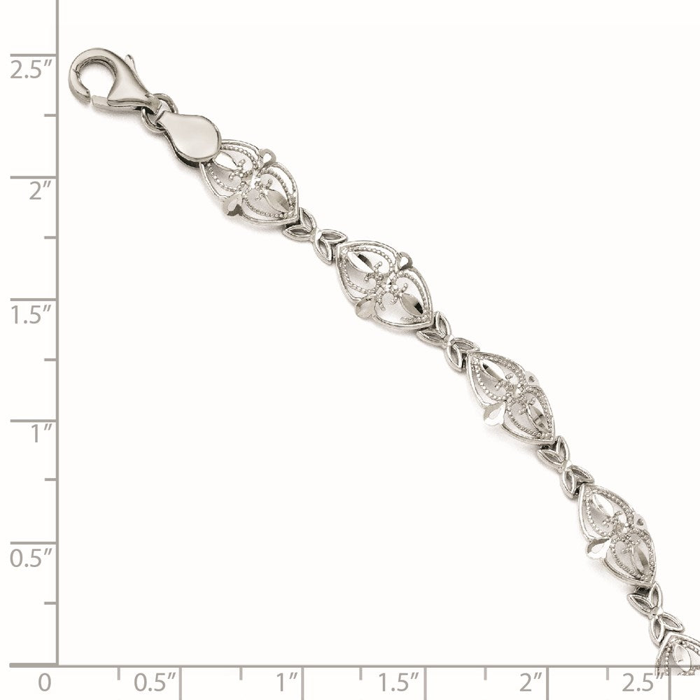 Leslie's 14K White Gold Bracelet3662-7